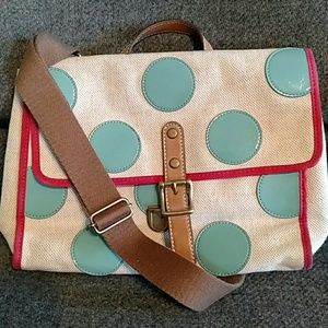 FOSSIL aqua dot bag